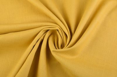 Bavlnená látka s prímesou ľanu v tmavo žltej farbe 0652/570 (1)