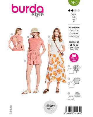 Strih na dámske tričko a kraťasy vo veľ. 36-48 5645