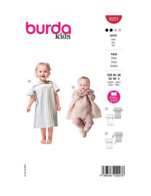 Strih na detské šaty vo veľ. 56-98 9201