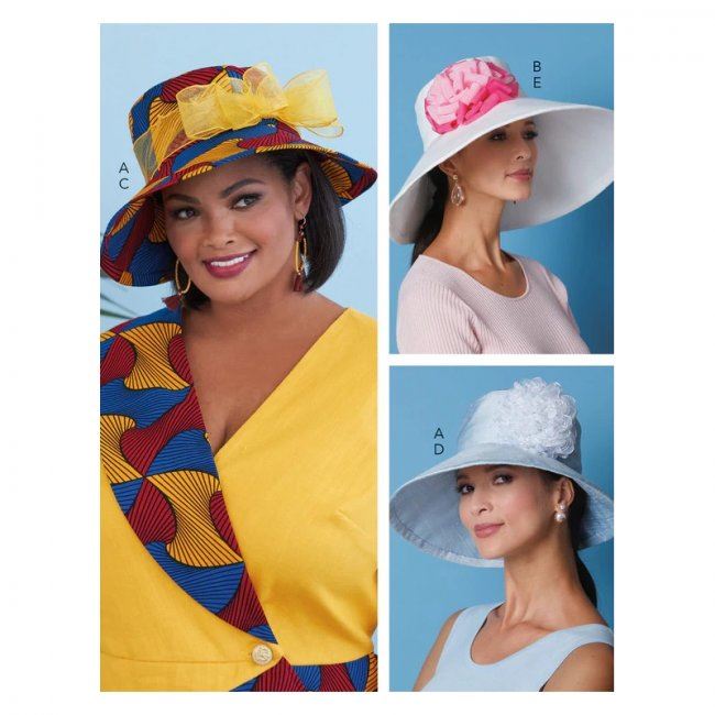 Strih Butterick na klobúk B6741-A
