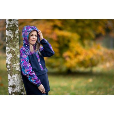 Tlačený strih Fazonetka na dámsku bundu/vetrovku Parker veľ. XXS-XXXL FA078 (4)