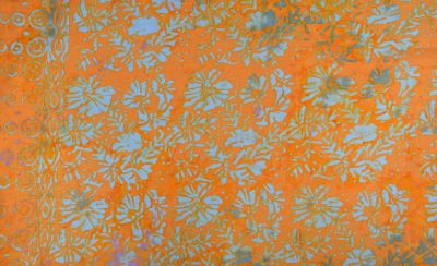 Pareo/sarong s potlačou batikovaných kvetín BALI132 (5)