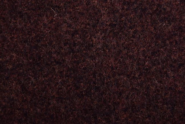 Varená vlna v tmavo hnedej farbe 04578/058