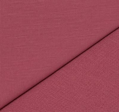 Teplákovina French Terry v tmavej staroružovej farbe DS-TU77140