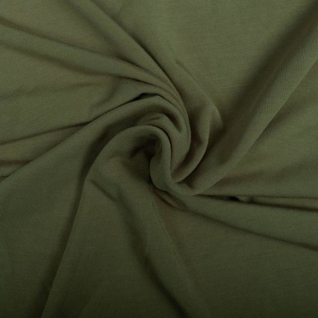 Bambusový úplet v khaki farbe 0781/215