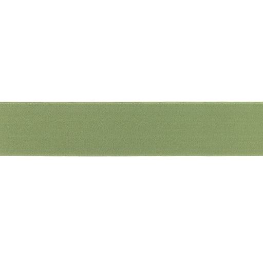 Bielizňová guma o šírke 40 mm v olivovo zelenej farbe 181902