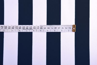 Lehátkovina šírka 44 cm s potlačou tmavomodrých pruhov LH40 (3)