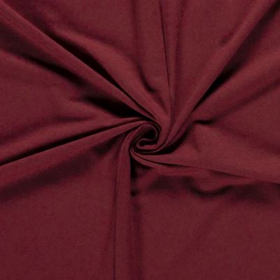 Teplákovina French Terry v tmavo vínovej farbe 02775/019 (1)