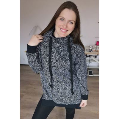 Tlačený strih Fazonetka na dámsku mikinu Bohemia vo veľ. XXS-XXXL FA029 (2)