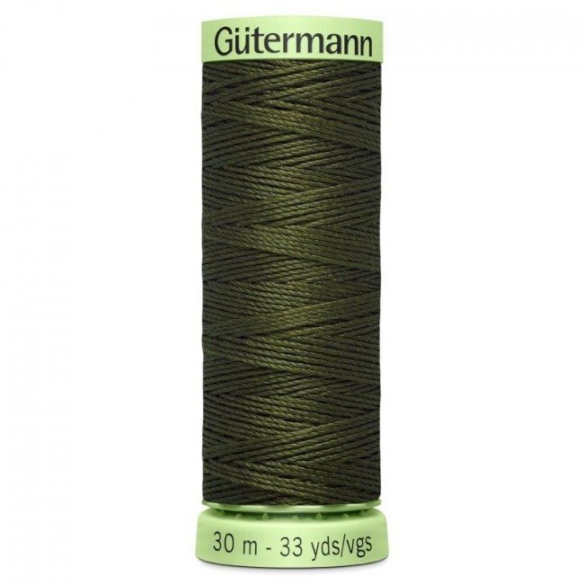 Extra silná šijacia niť Gütermann v tmavej khaki farbe J-531