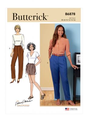 Strih Butterick na dámske nohavice vo veľ. 34-42 B6878-B5