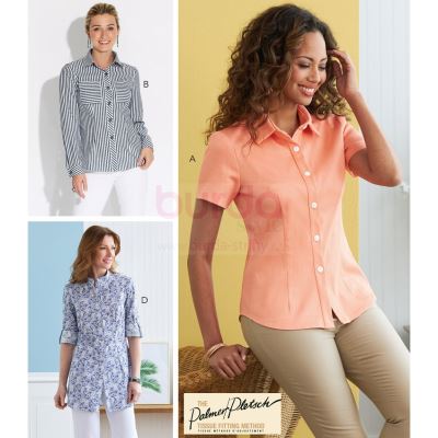 Strih Butterick na dámsku blúzku vo veľkosti 34-42 B6852-B5