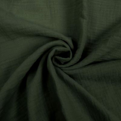 Mušelín v tmavo zelenej farbe 0698/214 Mušelín v tmavo zelenej farbe 0698/214