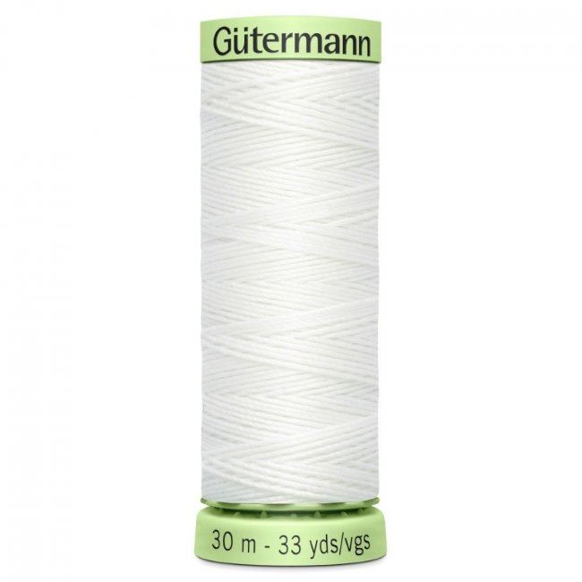 Extra silná šijacia niť Gütermann v bielej farbe J-800
