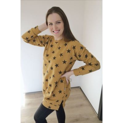 Tlačený strih Fazonetka na dámsku mikinu Bohemia vo veľ. XXS-XXXL FA029 (1)