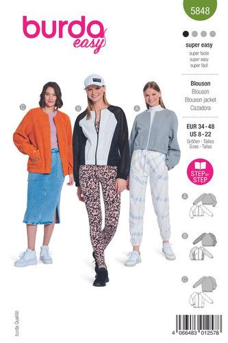 Strih na dámsku bundu veľ. 34-48 5848