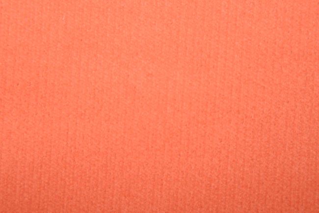 Bavlnený zamat v oranžovej farbe DS-MOR76
