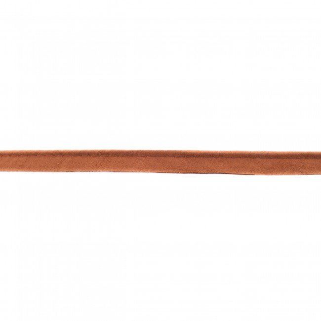 Semišová paspulka v tmavo béžovej farbe 43424