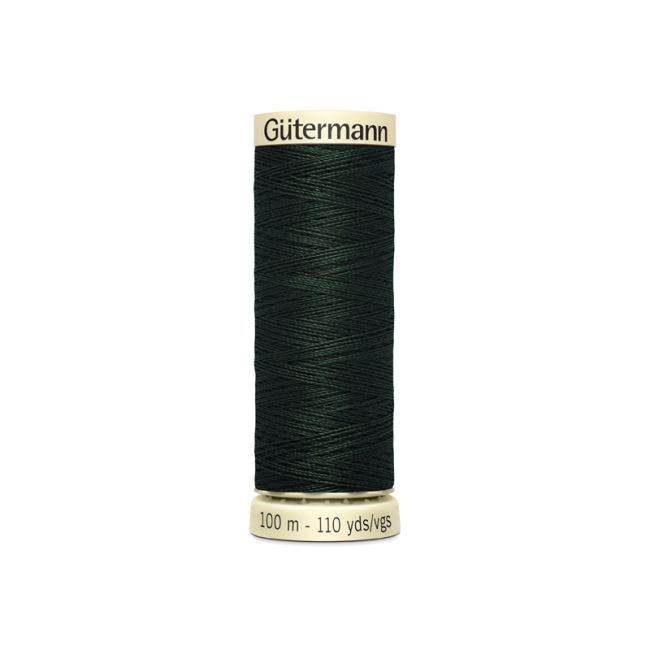 Univerzálna šijacia niť Gütermann v tmavo zelenej farbe 707