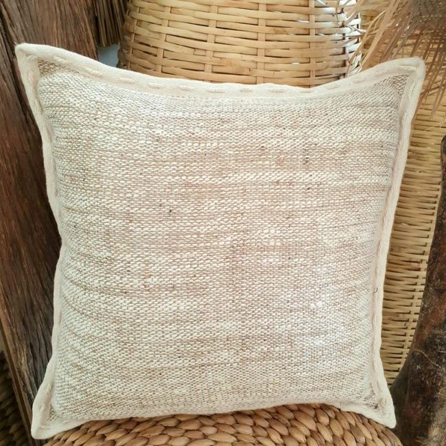 Obliečka na vankúš z Bali v béžovej farbe o vel.50x50 cm BALI07