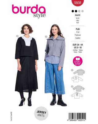 Strih na voľné tričko vo veľ. 34-44 5608