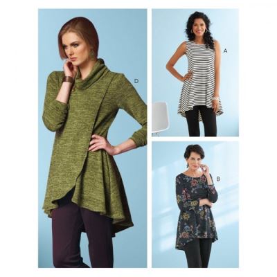 Strih Butterick na tričko vo veľ. LRG-XXL B6752-ZZ