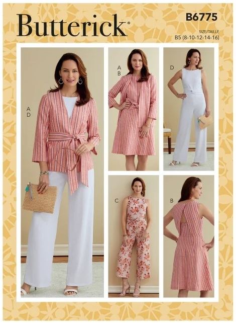 Strih Butterick na dámsky komplet veľ. 34-42 B6775-B5