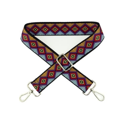 Popruh k taške s ozdobným indiánskym vzorom 711R-3712