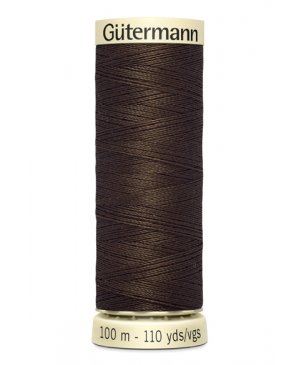 Univerzálna šijacia niť Gütermann v čokoládovej farbe 817