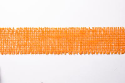Jutová stuha v oranžovej farbe 5 cm 06319 (1)