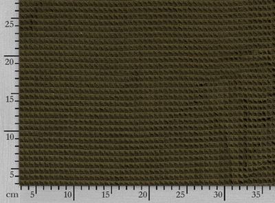 Vaflová bavlnená látka v khaki farbe 02903/027 (2)