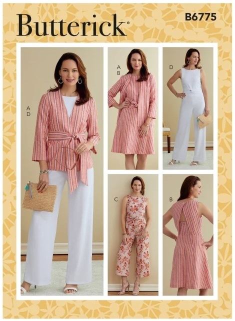 Strih Butterick na dámsky komplet veľ. 44-50 B6775-RR