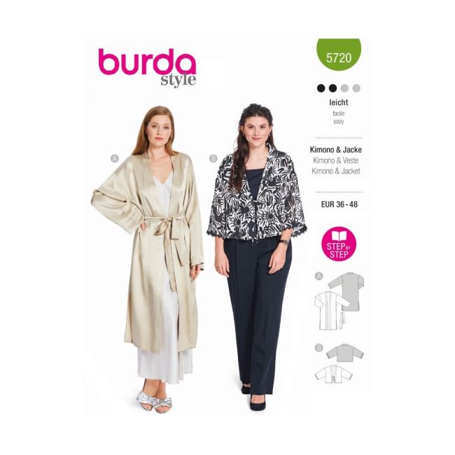 Strih na dámske kimono vo veľ. 36-48 5720