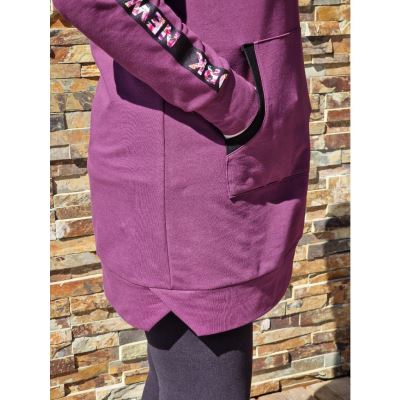 Tlačený strih Fazonetka na dámske mikinošaty SPORT veľ. XXS-XXXL FA077 (5)