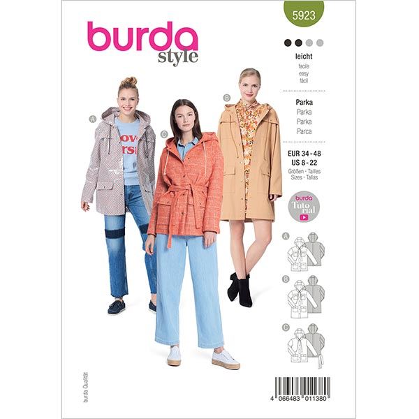 Strih na dámske bundy vo veľ. 34-48 5923