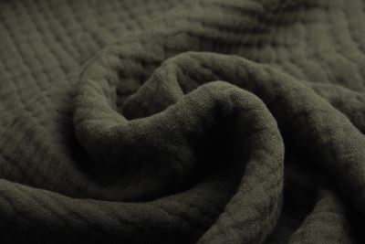 Štvorvrstvový mušelín v khaki farbe 186213 (1)