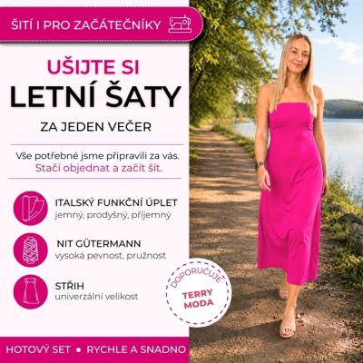 Šitie za jeden večer - šaty bez ramienok