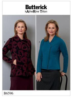 Strih Butterick na dámske sako vo veľkosti Lrg, Wlg, Xxl B6596-ZZ