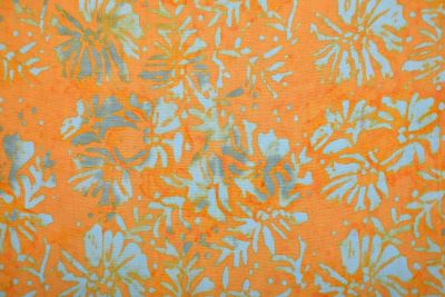 Pareo/sarong s potlačou batikovaných kvetín BALI132 (4)