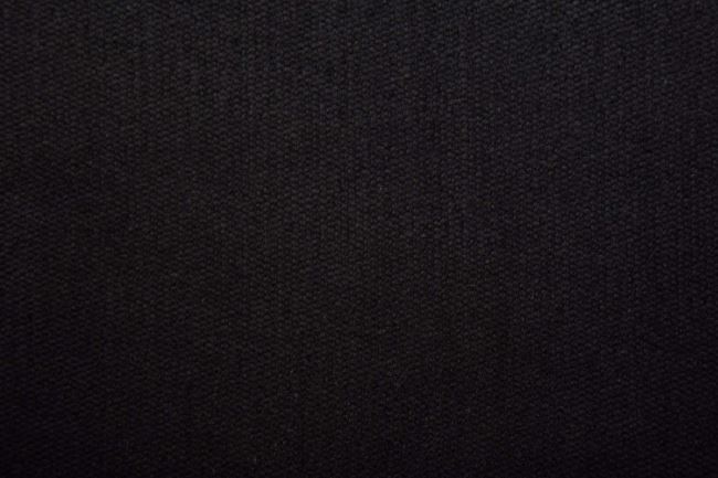 Dekoračný zamat v čiernej farbe MOR035