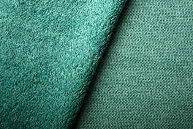 Imitácia kožušiny v mentolovej farbe DS-NS075