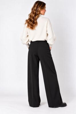 Široké čierne nohavice vo veľkosti L ITA-KC03 (1)