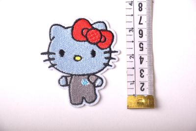 Nažehľovacia nášivka v tvare mačky Hello Kitty TH372 (1)