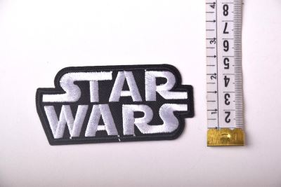 Nažehľovacia nášivka s nápisom STAR WARS TH378 (1)