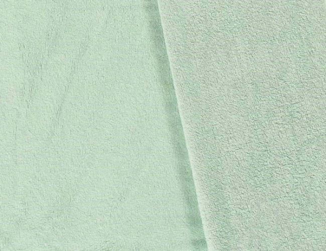 Kus 2 m - bambusové froté v mentolovej farbe DS-TU3268/2M