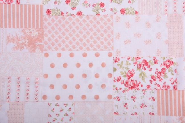 Americká bavlna na patchwork z kolekcie 3 Sisters s patchwork vzorom 4406011