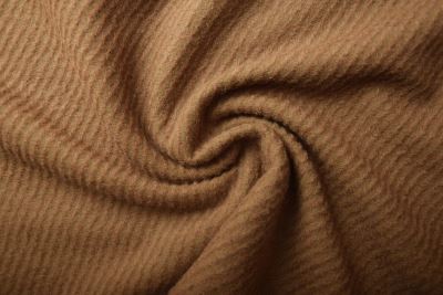 Kabátová pletenina v hnedej farbe s nopkami DS-NS074 (2)