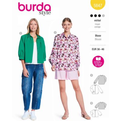 Strih na blúzku vo veľ. 36-46 5847